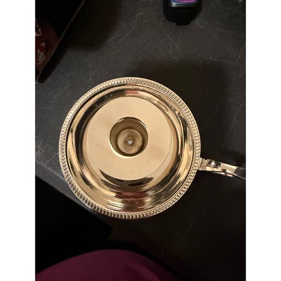 Pair of Vintage Wm. A. Rogers festive chamberstick candle holder silver plated - Picture 1 of 5